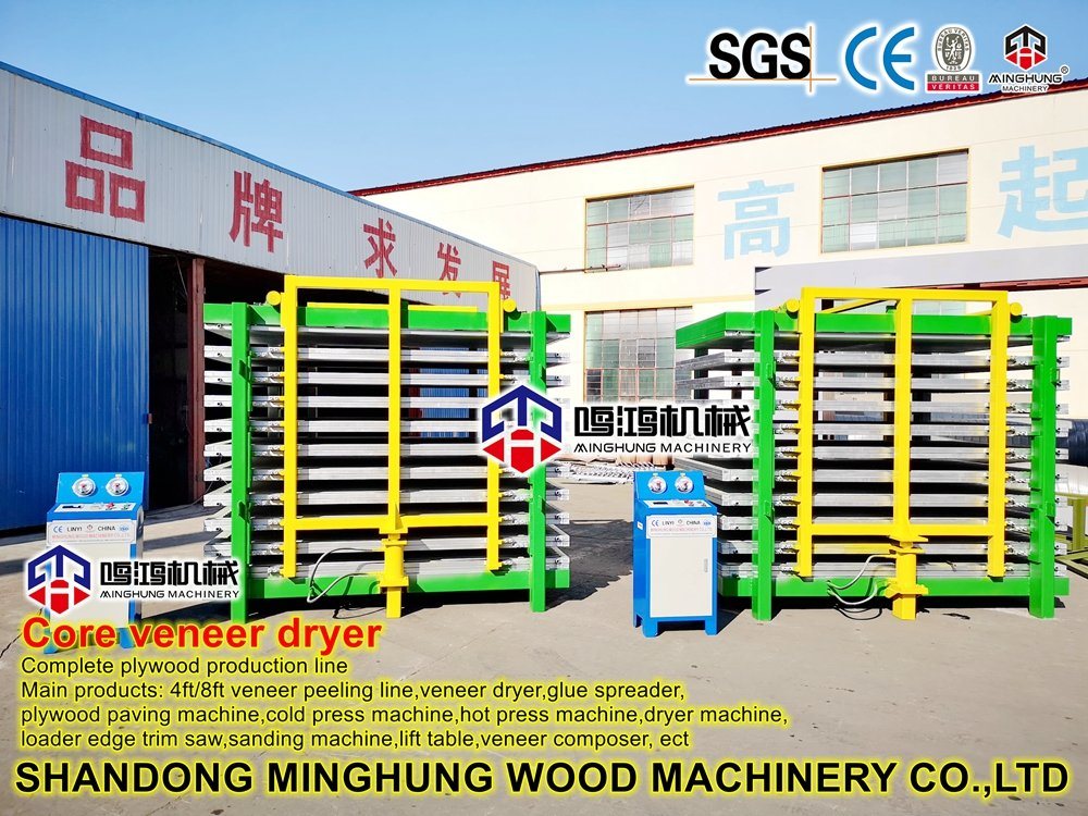 Veneer Core Press Dryer Machine for Plywood Making Machine