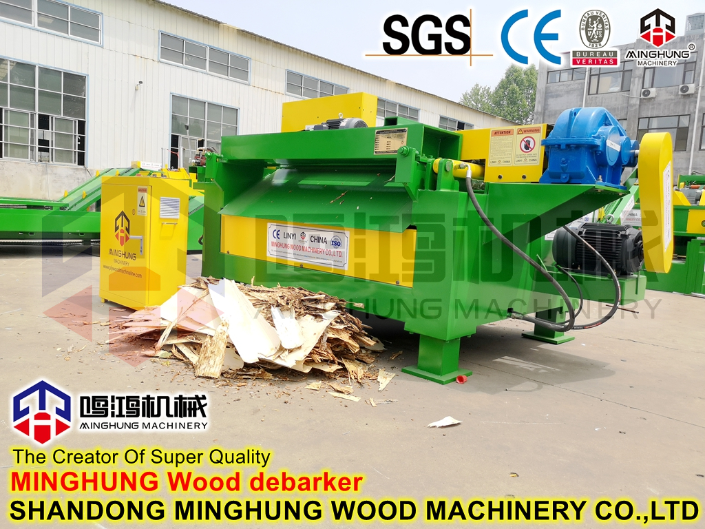 MINGHUNG Wood log debarking machine