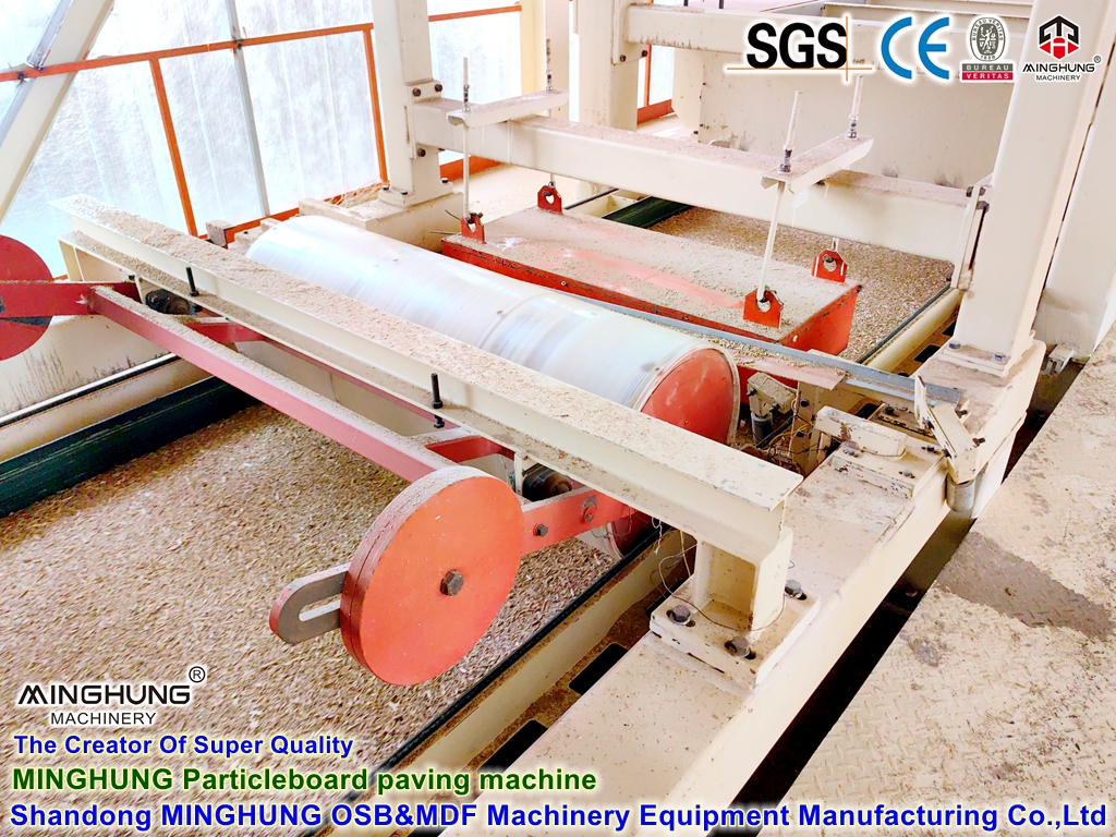 Particleboard paving machine line for PB board making