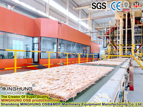 25mm Particle Board Woodworking Machinery OSB Production Line Equipment