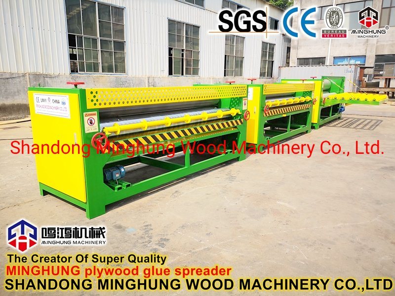 Four Rollers Plywood Glue Spreader for Plywood Production