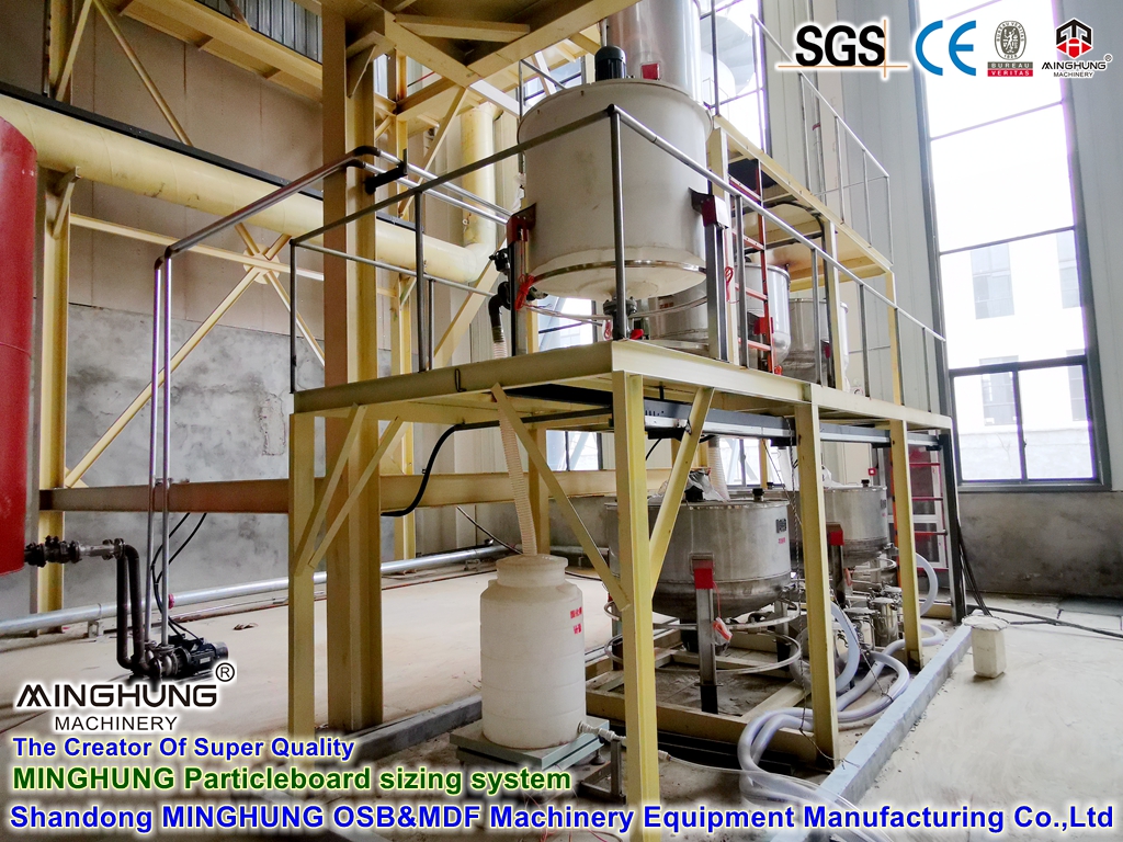 MINGHUNG Particleboard sizing gluing system