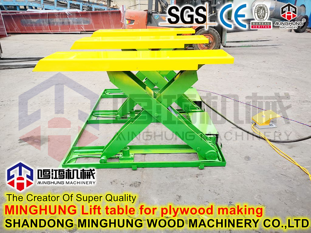 Lift Table For Plywood Making
