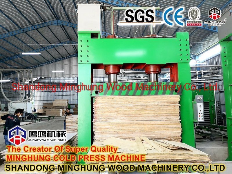 Monoblok Hydraulic Veneer Cold Press Machine for Plywood