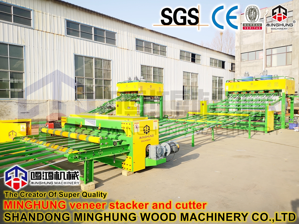 MINGHUNG veneer stacker and cutter