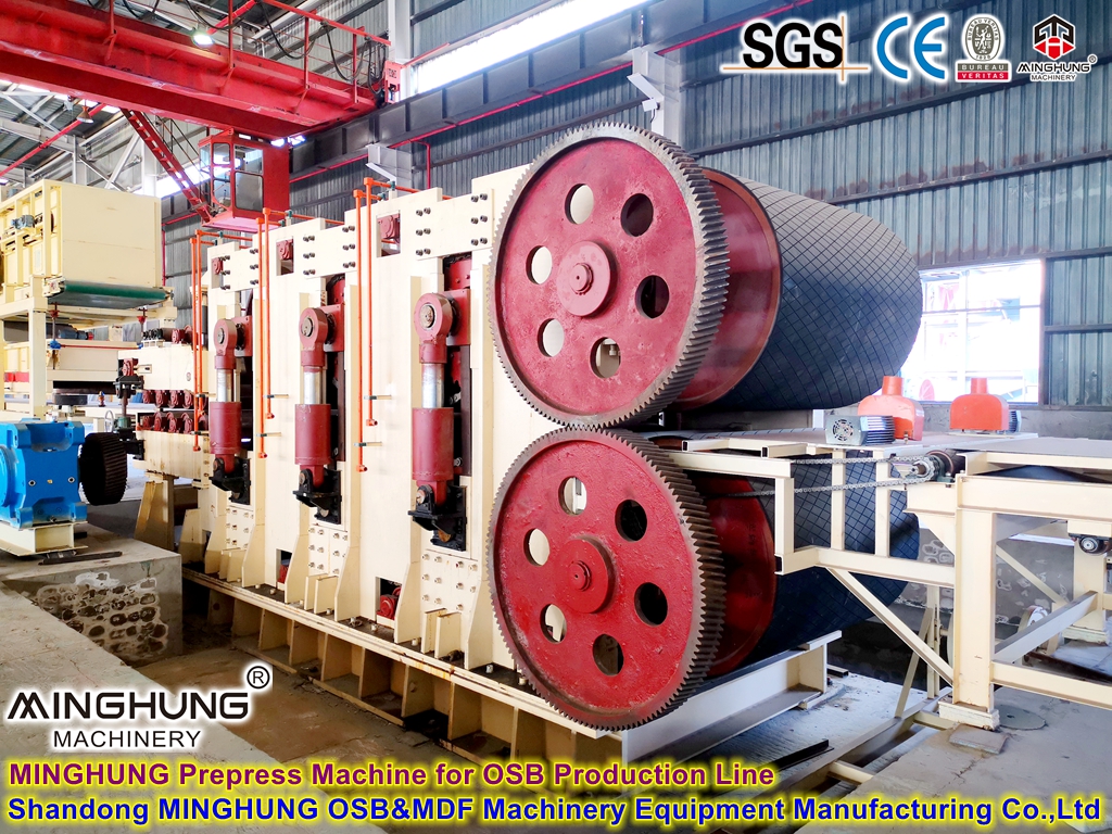 MINGHUNG Prepress Machine for OSB Production Line