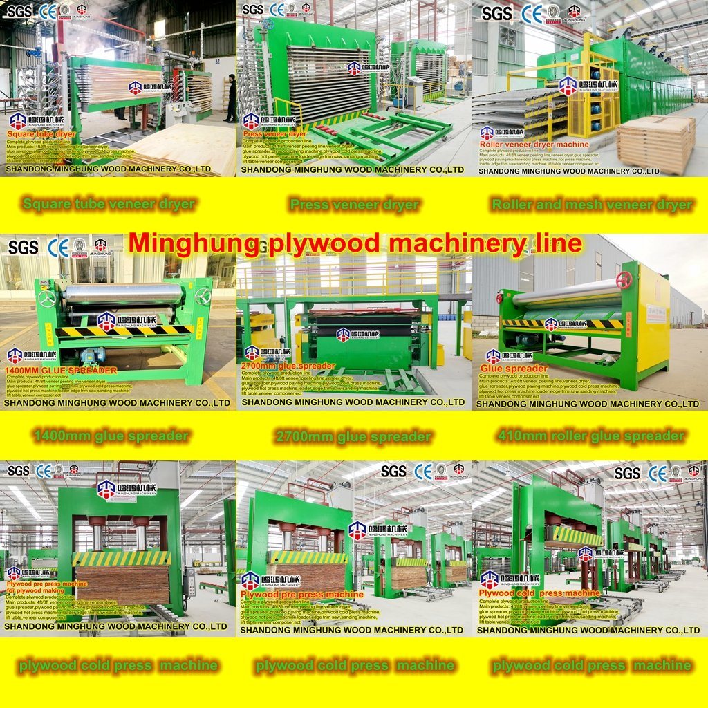 Melamine Board Laminating Hot Press Machine for Plywood Production Manufacturing