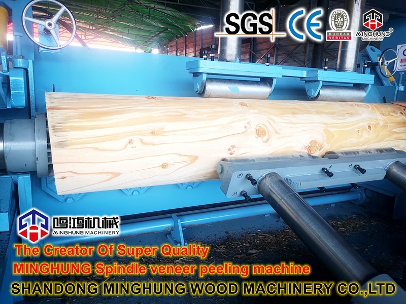 Spindle Log Peeling Machine for Wood Veneer Sheet