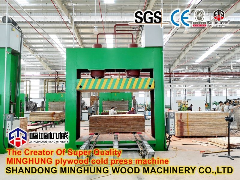 1800mm Opening Plywood Making Machine Cold Press Machine