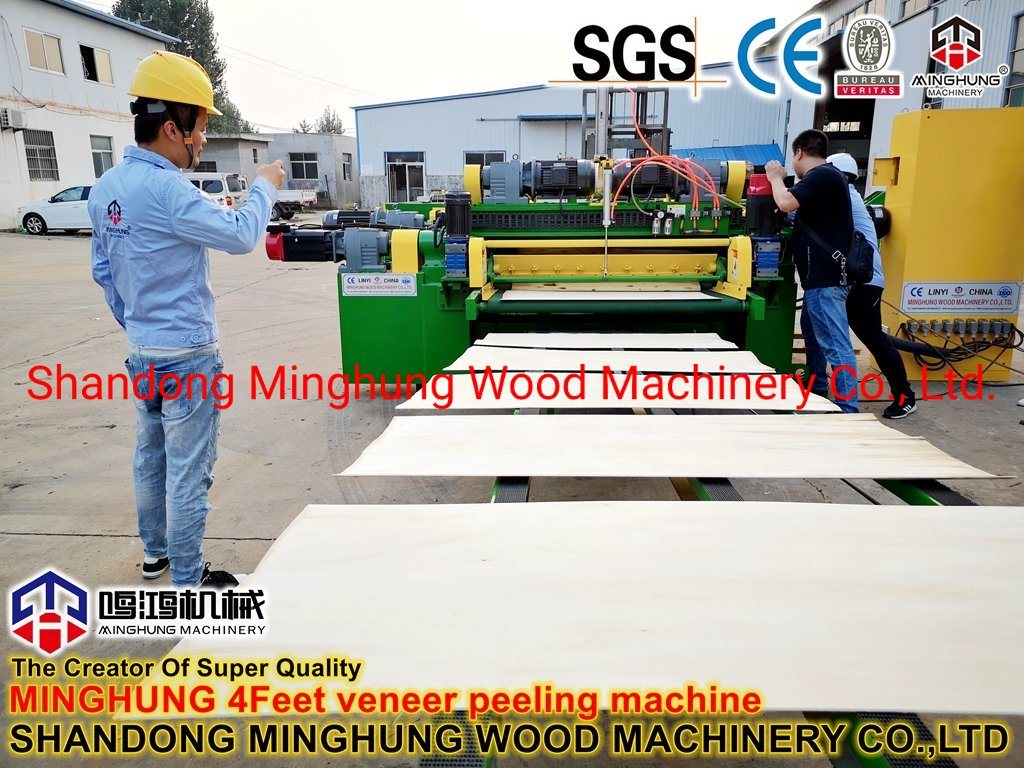 Veneer Making Production Veneer Wood Log Peeling Machine