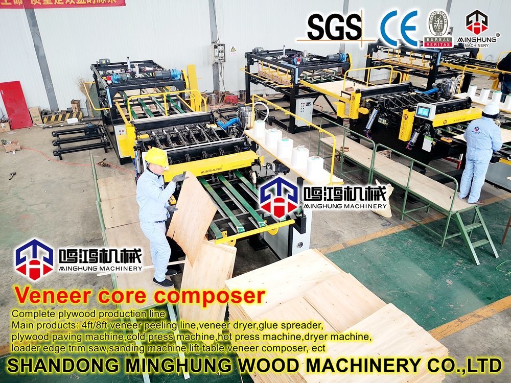 Veneer Core Builder for Plywood Production