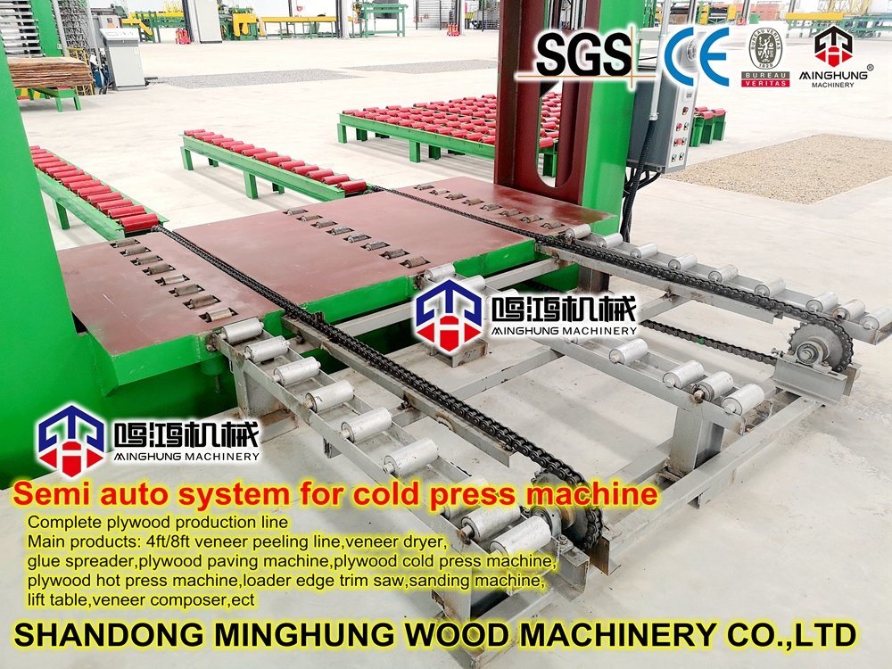 Hydraulic Plywood Production Press Core Veneer Cold Press