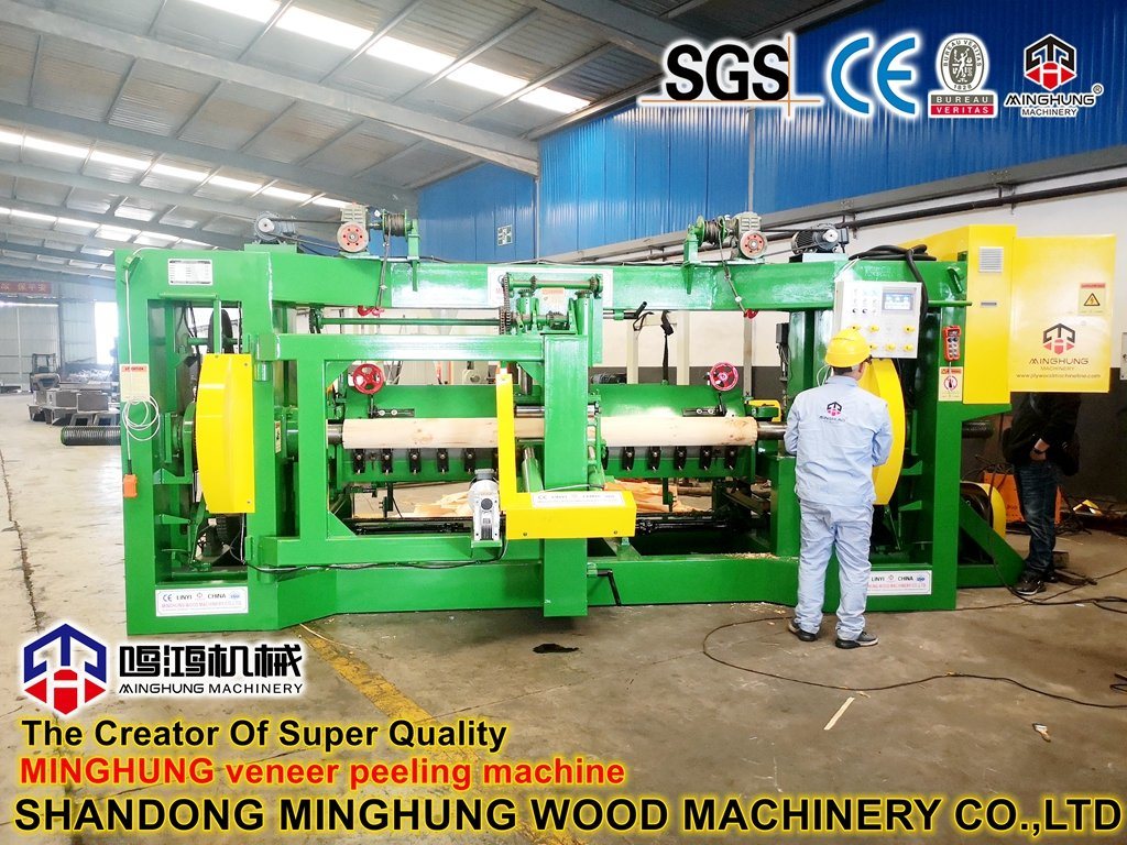 Automatic Spindle Rotary Wood Log Peeling Machine
