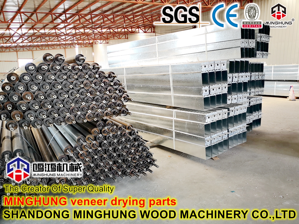 roller for veneer drying