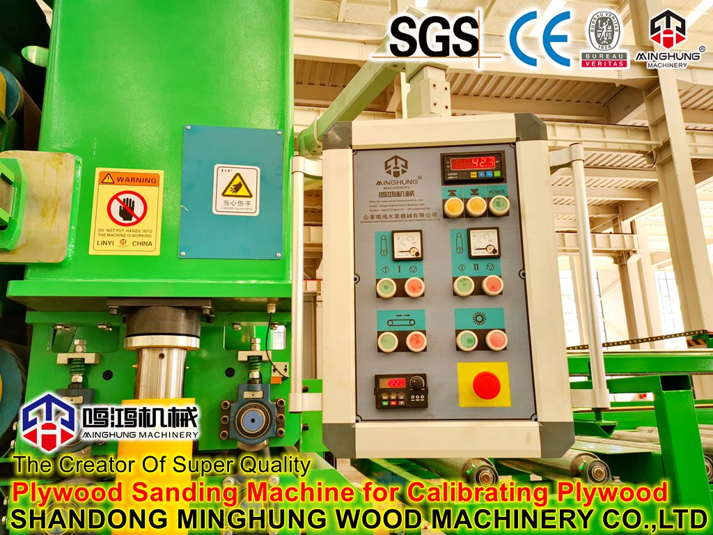 Plywood Sanding Machine for Calibrating Plywood MINGHUNG
