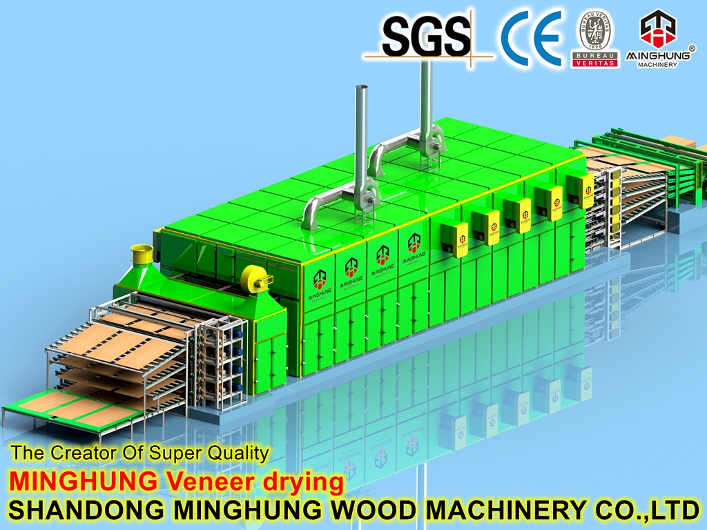 Core Veneer Dryer Drying Machine for Plywood Production Line