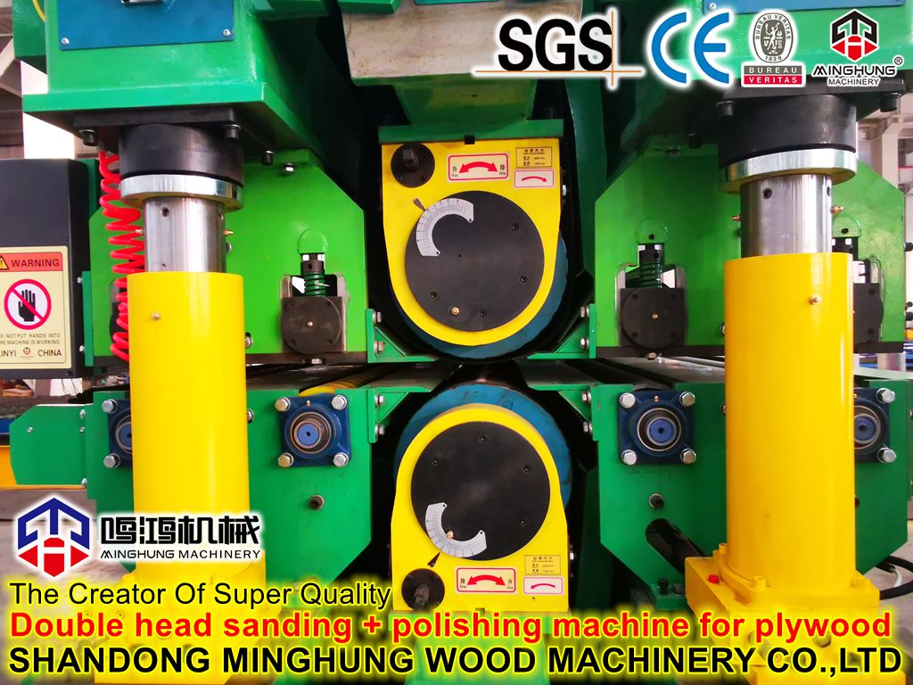 Double head sanding polishing machine for plywood MINGHUNG