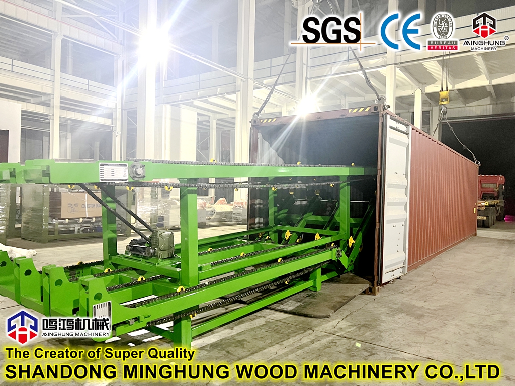log conveyor for veneer machine