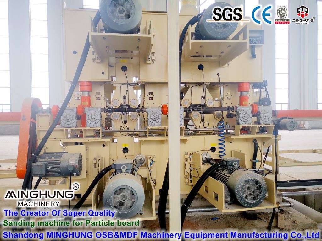 China Sanding Machine Sander for Wood Based Panel Board Particle Board Chipboard OSB MDF HDF Production LIne 