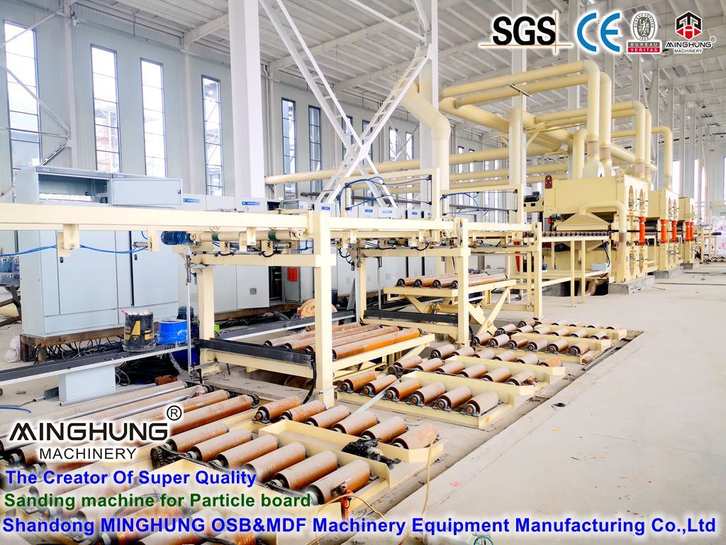 China Minghung PB OSB MDF Production Line Sanding Machine