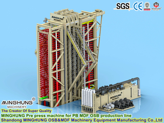 Chipboard OSB MDF HDF Line Manufacturer: High-Strength Material Construction Heat Hydraulic Hot Press Machine