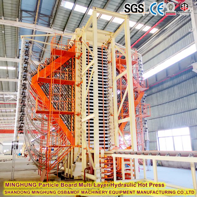 MINGHUNG Chipboard Multi Layer Hydraulic Hot Press