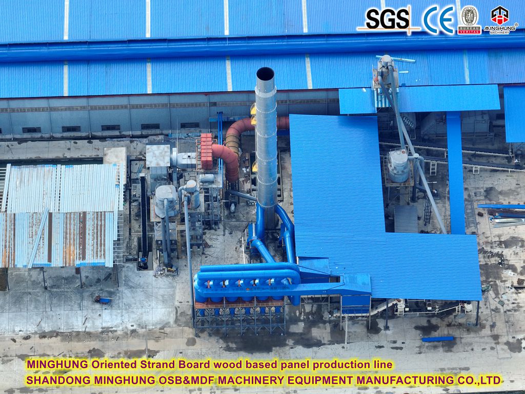 MINGHUNG Oriented Strand Board wood based panel production line