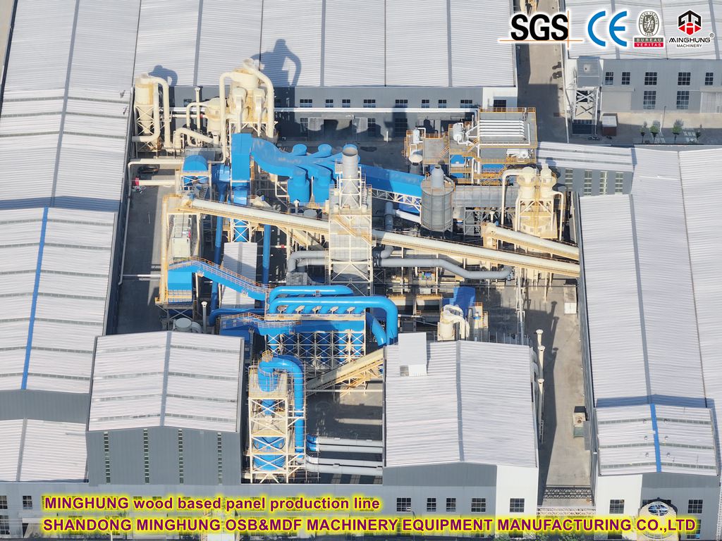 MINGHUNG wood based panel OSB production line