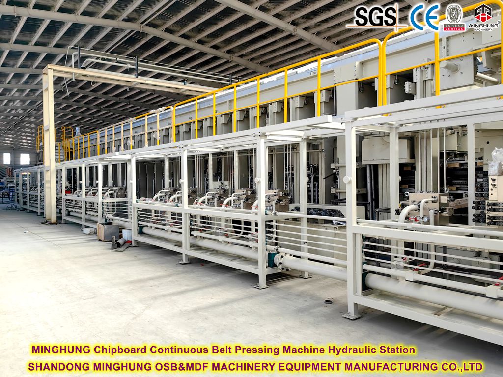 MINGHUNG Chipboard Continuous Belt Pressing Machine Hydraulic Station