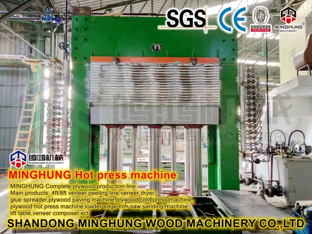 China Supplier Melamine Laminated Hot Press Machine