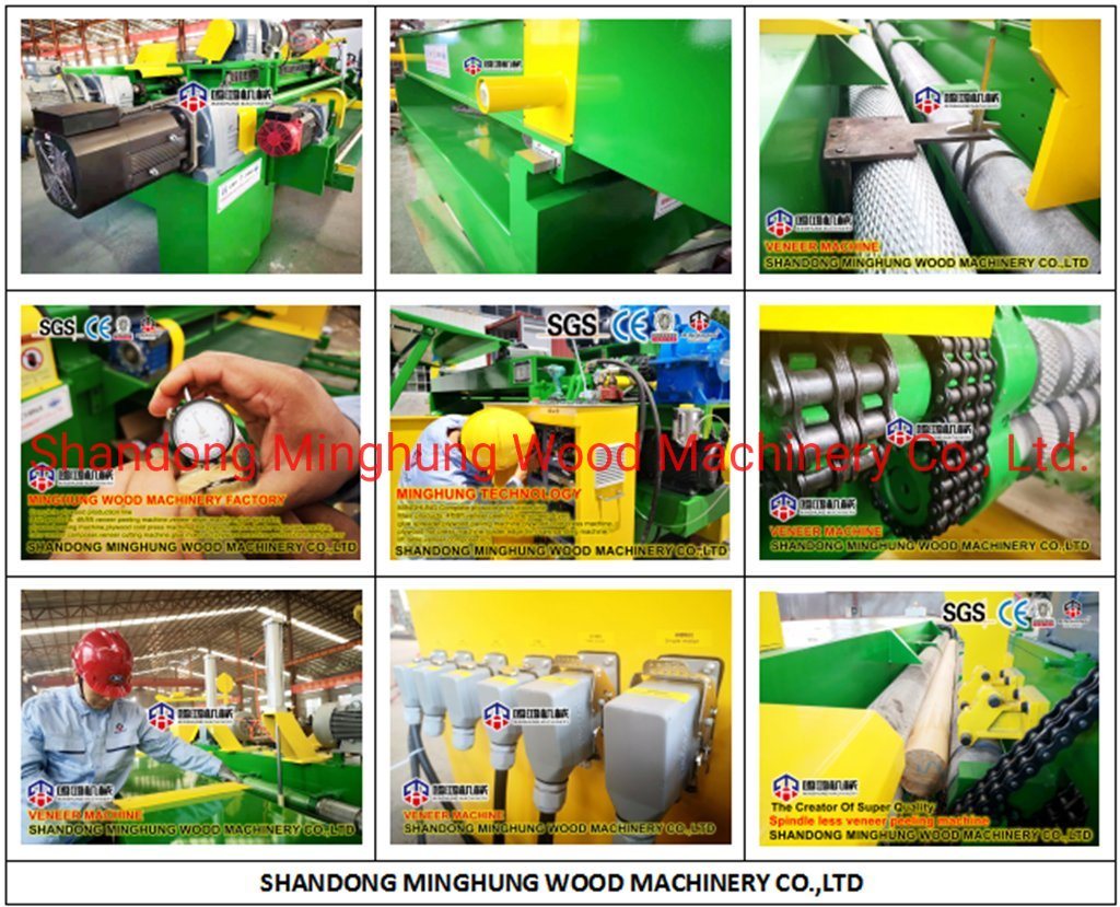 Veneer Peeling Line Wood Working Veneer Lathe