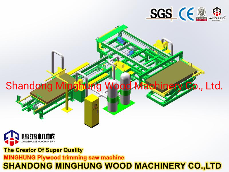 Plywood Trimming Machine for Making Plywood Board