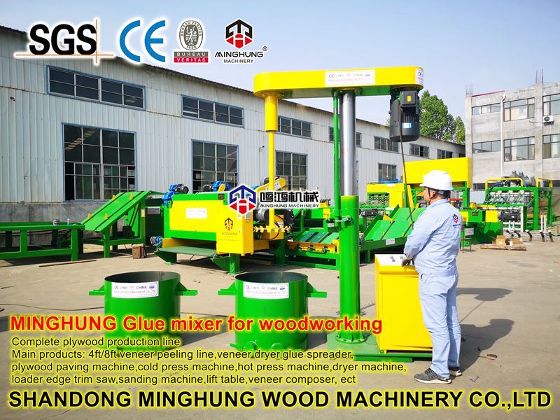 8feet Double Sides Plywood Gluing Machine