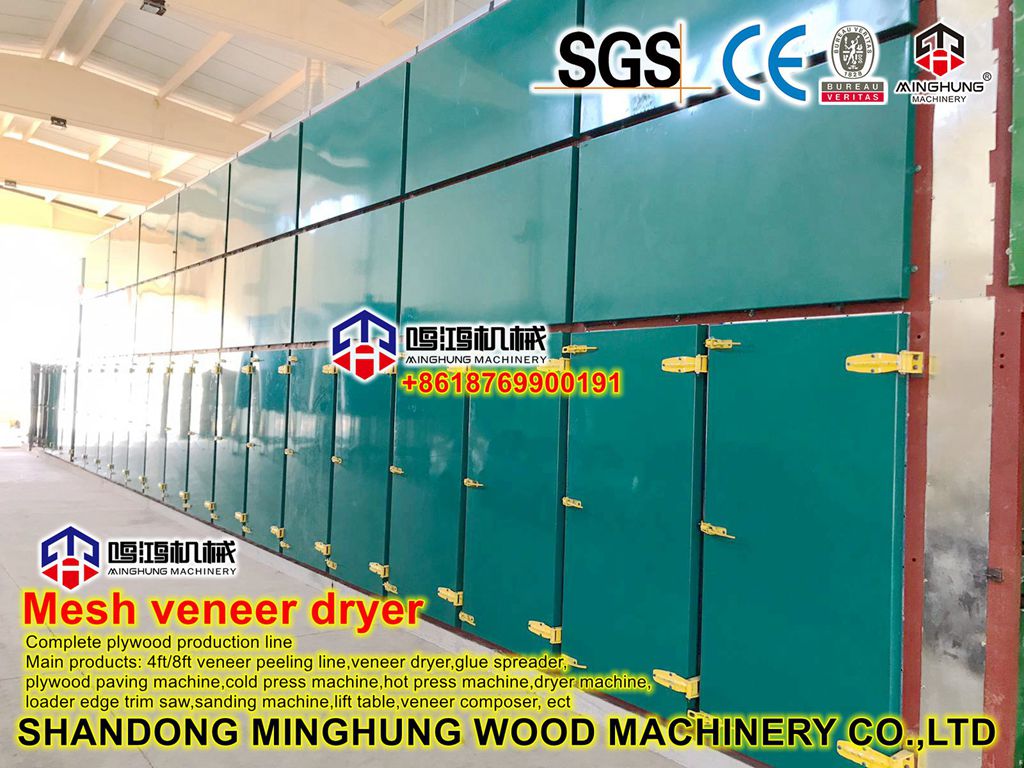 wire veneer drying