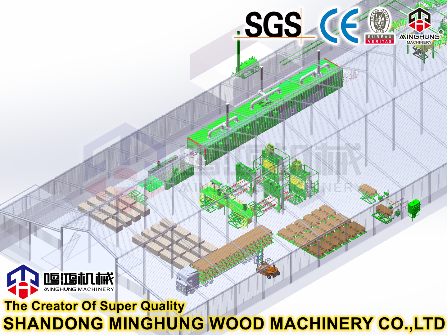 Plywood production line design (2)