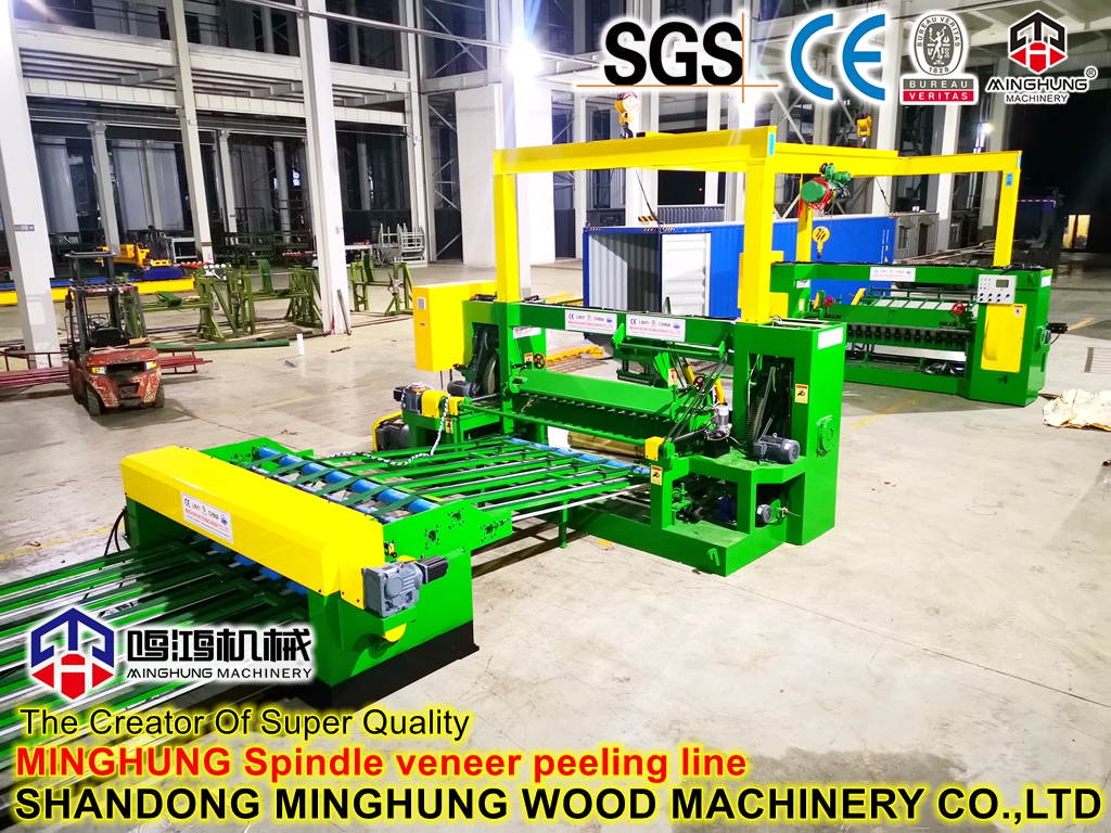 max log diameter 1600mm spindle peeling lathe