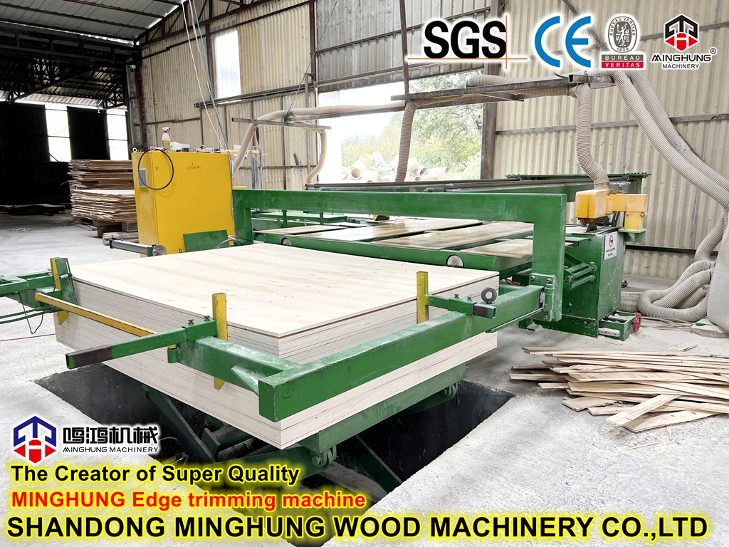 Plywood Sizing Cutting Trimming Machine for Plywood Manufacturing