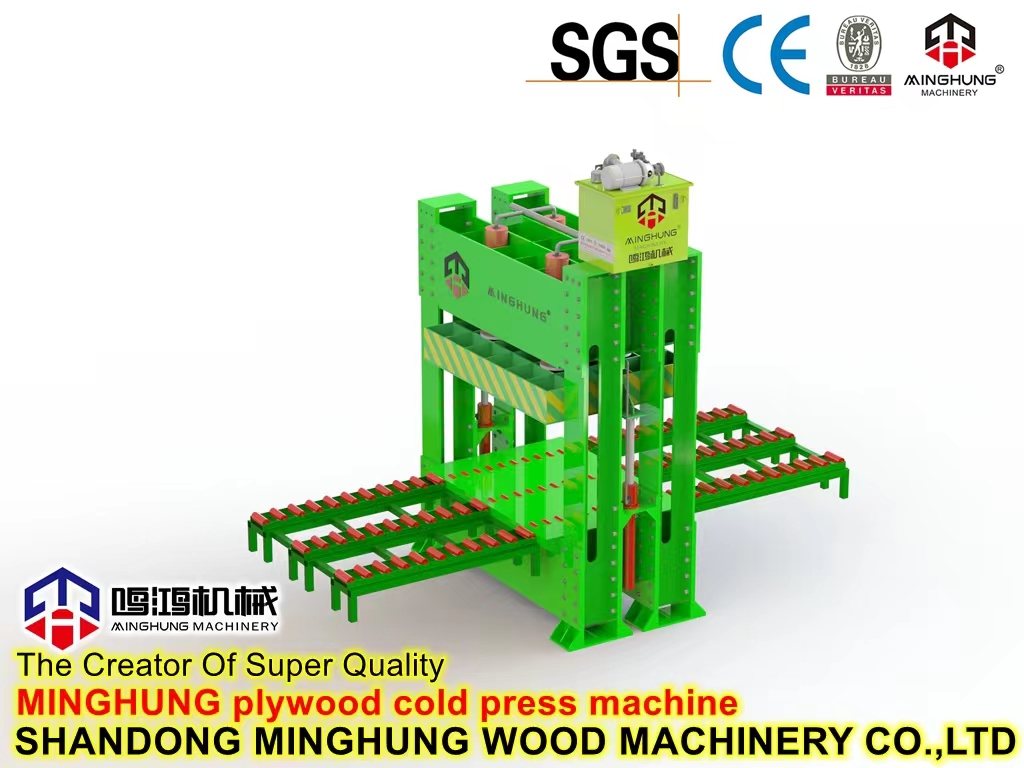 plywood cold press machine with double frame