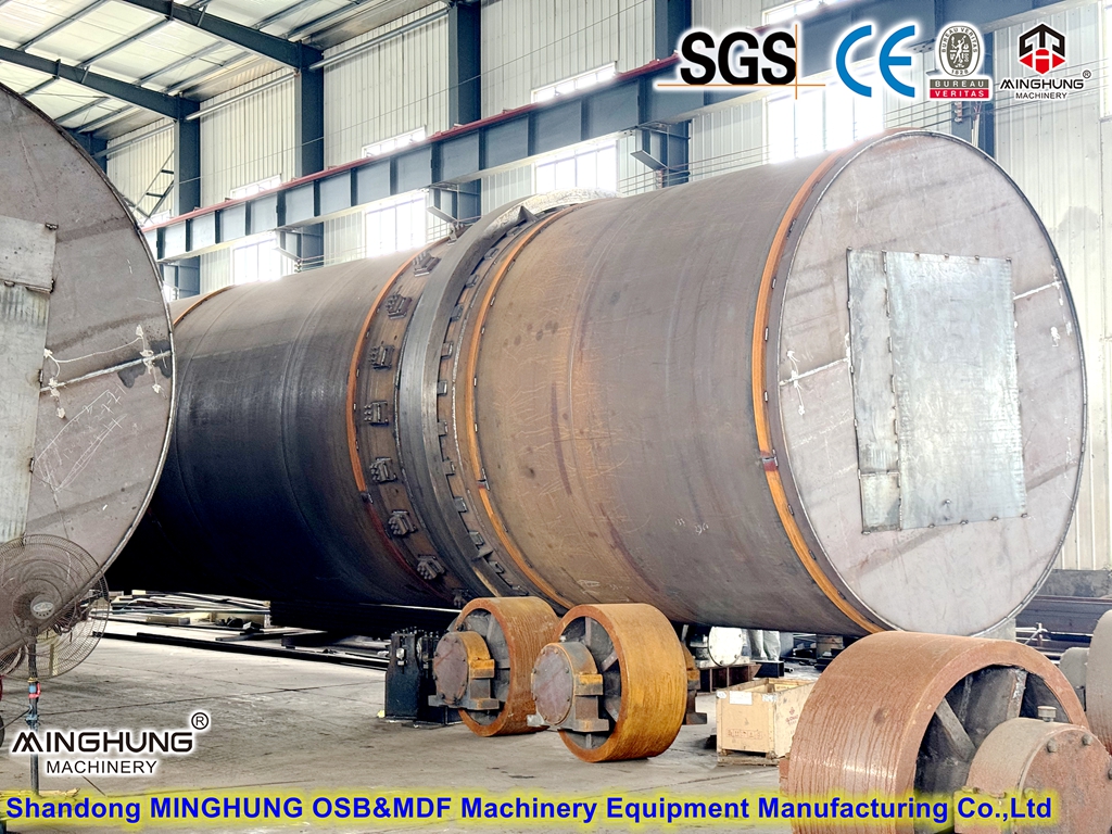 big capacity drum dryer for particle board