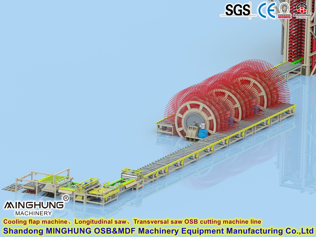 Cooling Flap Machine Transversal Saw