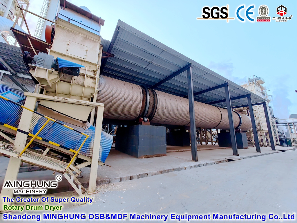 Rotary Drum Dryer Triple Pass Drying Machine System