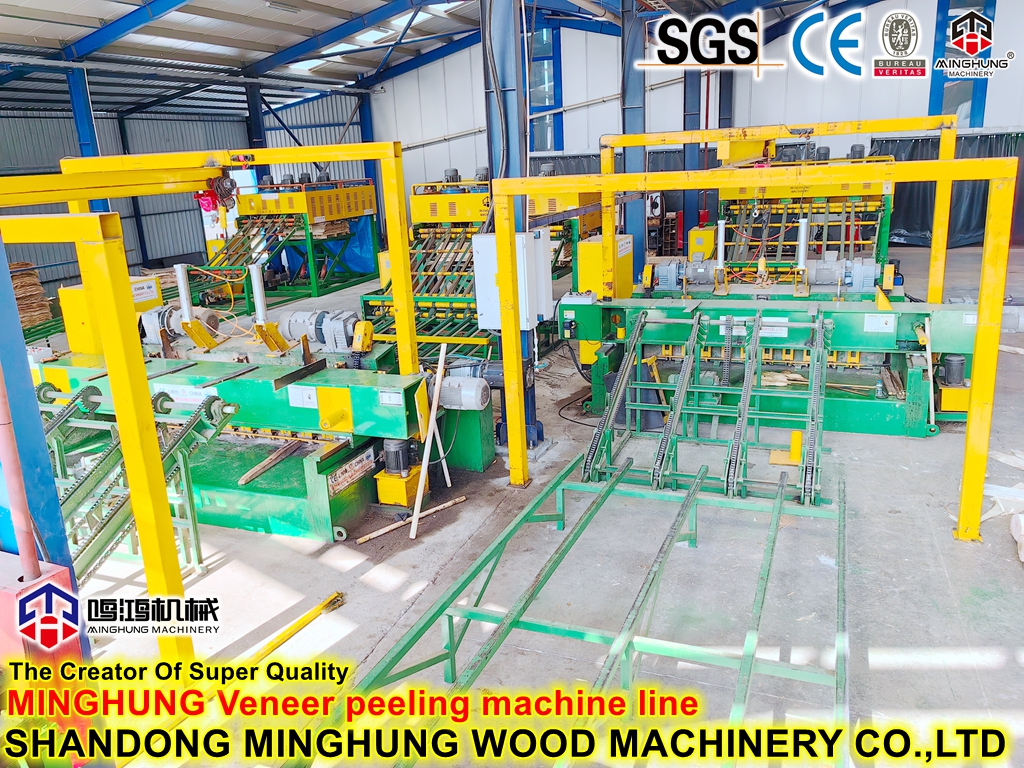 china minghung Veneer lathe 