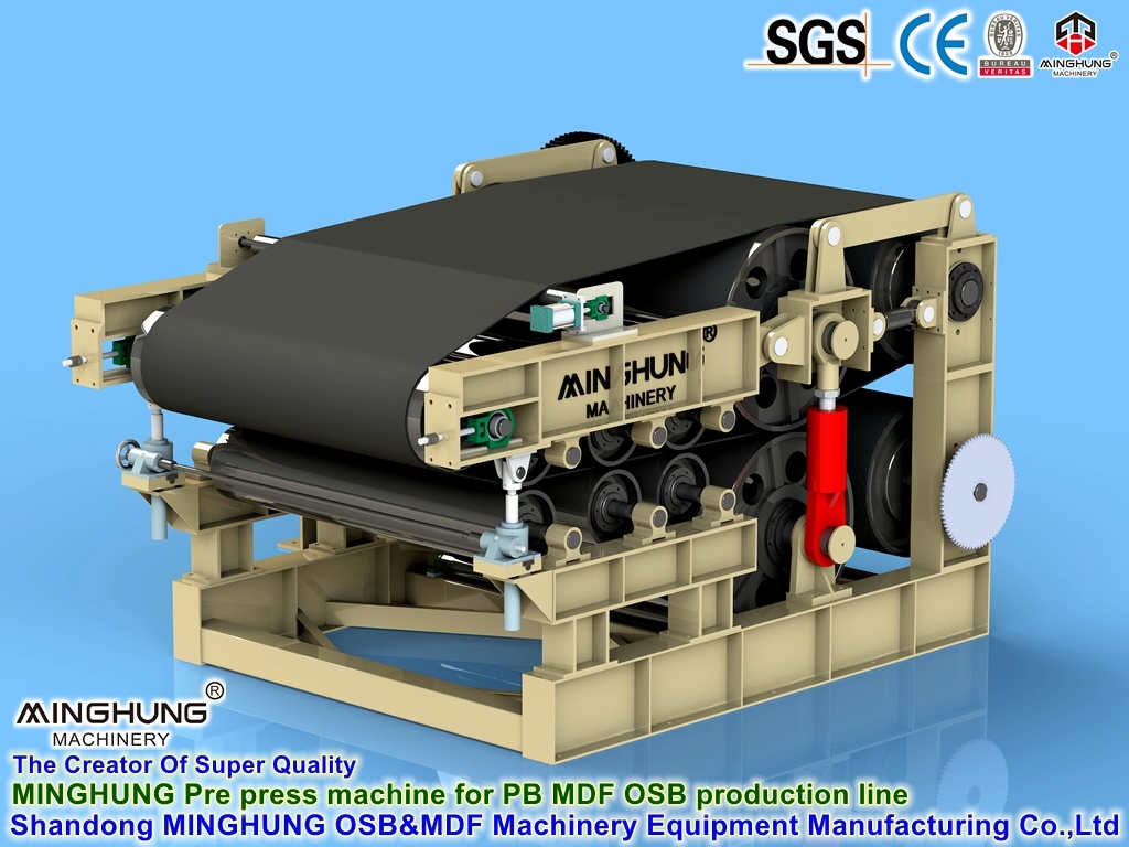 Continuous Pre Press Machine for Wood Based Panel Industry