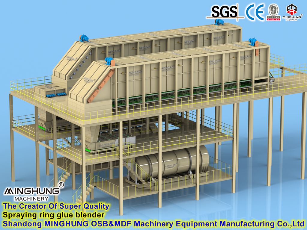 High Productivity 100-400cbm Particle Board Chipboard Machinery for Particle Board Production