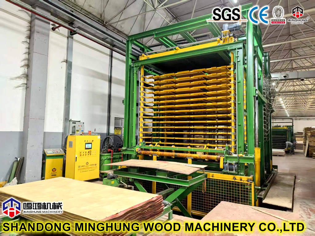China automatic plywood hot press