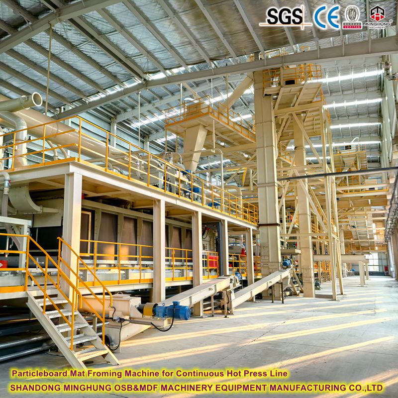 1000m³ Daily 16mm High-Density Particleboard Production Line
