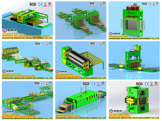 China Fully Continuous Plywood Production Line