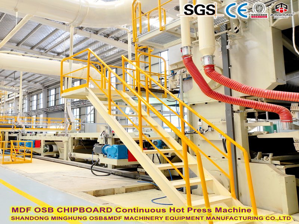 MDF OSB CHIPBOARD Continuous Hot Press Machine