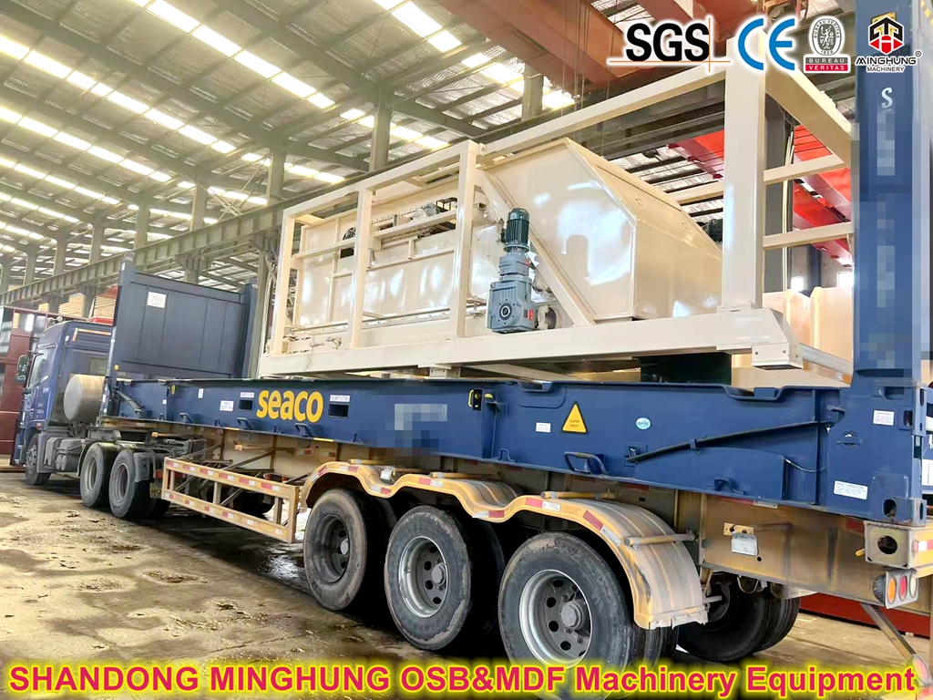 OSB mat forming line