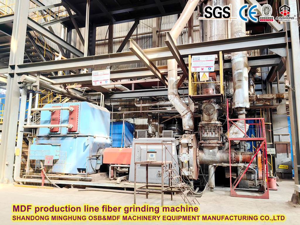 fiber grinding machine for MDF production line